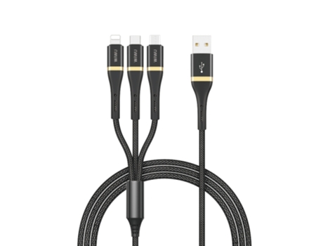 Cable Wiwu Elite Series Ed Usb Pines Type Interfaz Micro Datos Carga Rápida Trenzado Nailon