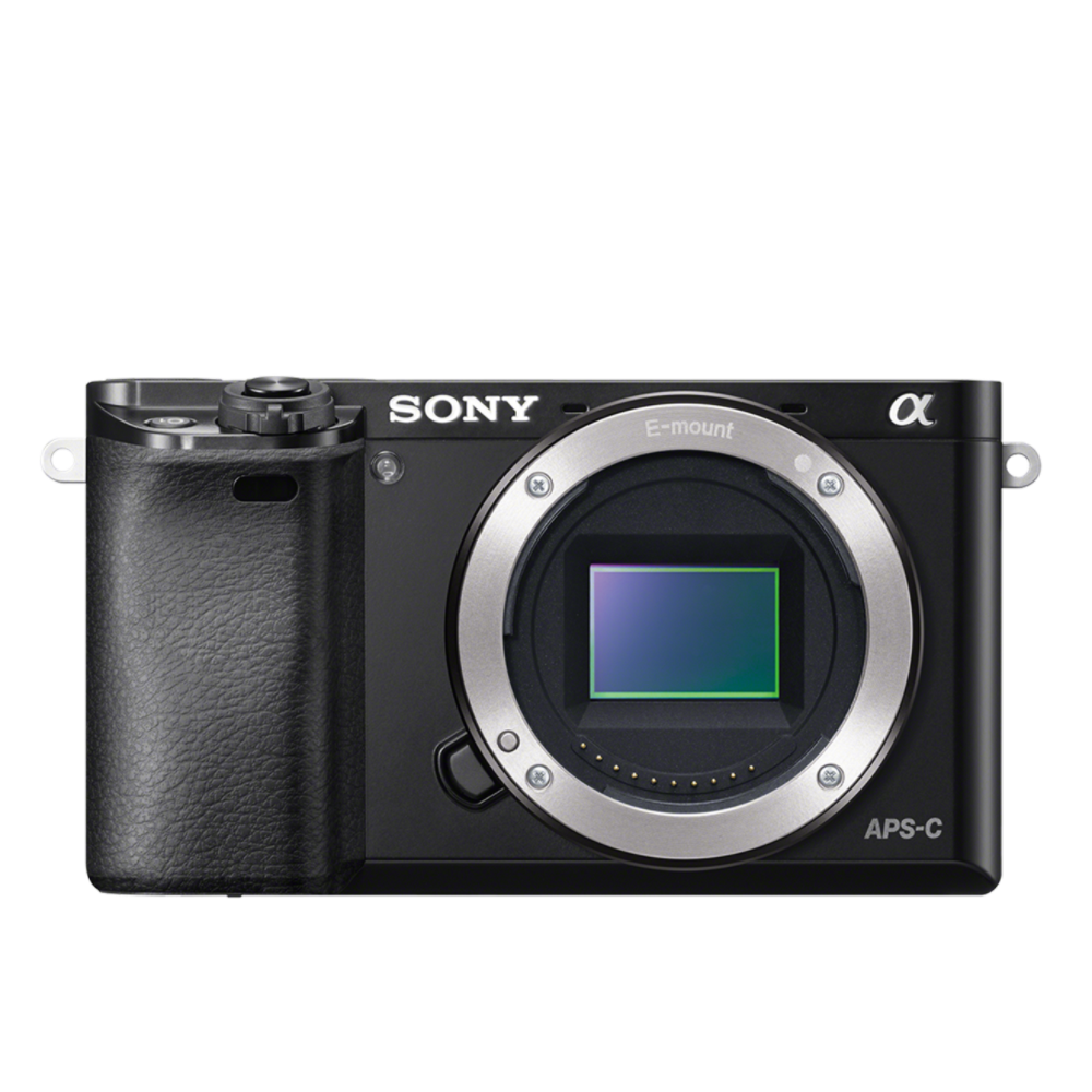 Cámara Mirrorless SONY A6000 (Negro - 24.3 MP - Sensor: APS-H - ISO: 100 a 25 600)