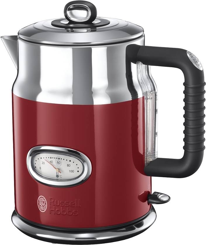 Hervidor Eléctrico RUSSELL HOBBS Retro Red 21670-70 (2400 W  -  1,7 L)