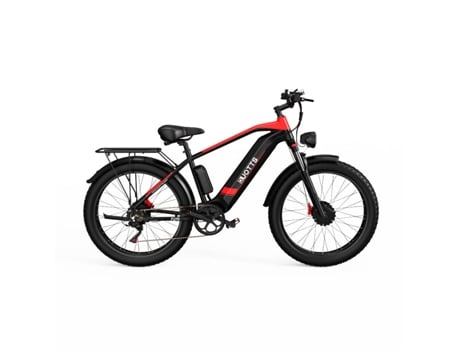 Bicicleta Eléctrica DUOTTS F26 Potencia 750W*2 Batería 840Wh Autonomía 50Km Negro Rojo