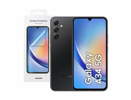 Smartphone SAMSUNG Galaxy A34 (6.6'' - 8 GB - 256 GB - Negro)