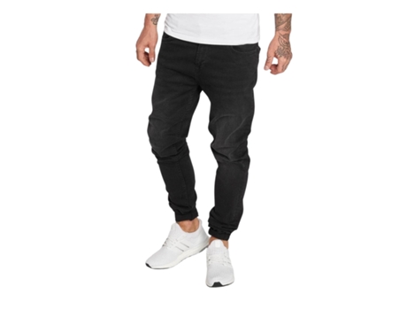 Pantalones de Vaquero de Hombre DEF Holger Negro (33x34)