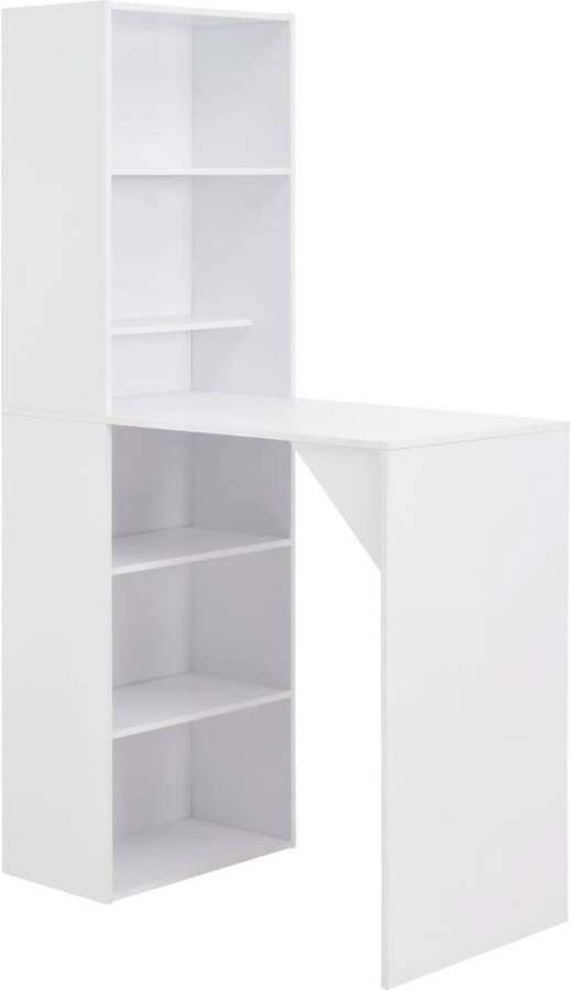 Mesa de Bar VIDAXL 280227 Blanco (Madera Contrachapada - 115 x 59 x 200 cm)