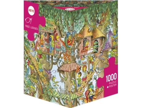 Puzzle 1000 Pcs Paul Tree Lodges (9 años)