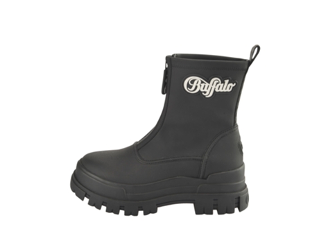 Botas de Mujer BUFFALO Lluvia Aspha Vegan Napa Negro (39)