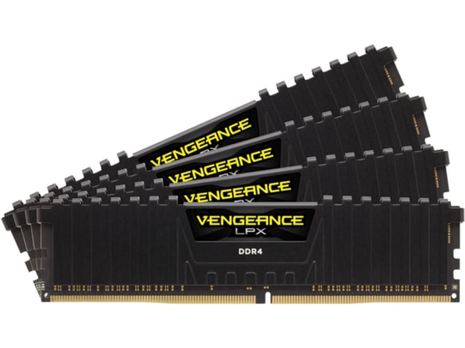 Memoria RAM DDR4 CORSAIR CMK32GX4M4D3600C18 (4 x 8 GB - 3600 MHz - CL 18 - Negro)