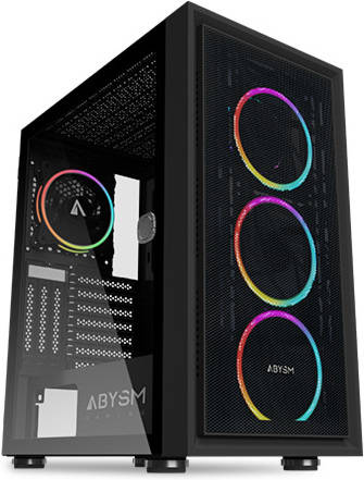 Caja PC ABYSM Danube (ATX Tower - Negro)