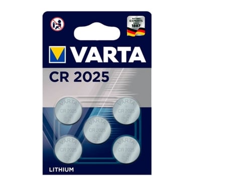 Baterías VARTA CR 2025 (5 Uni)