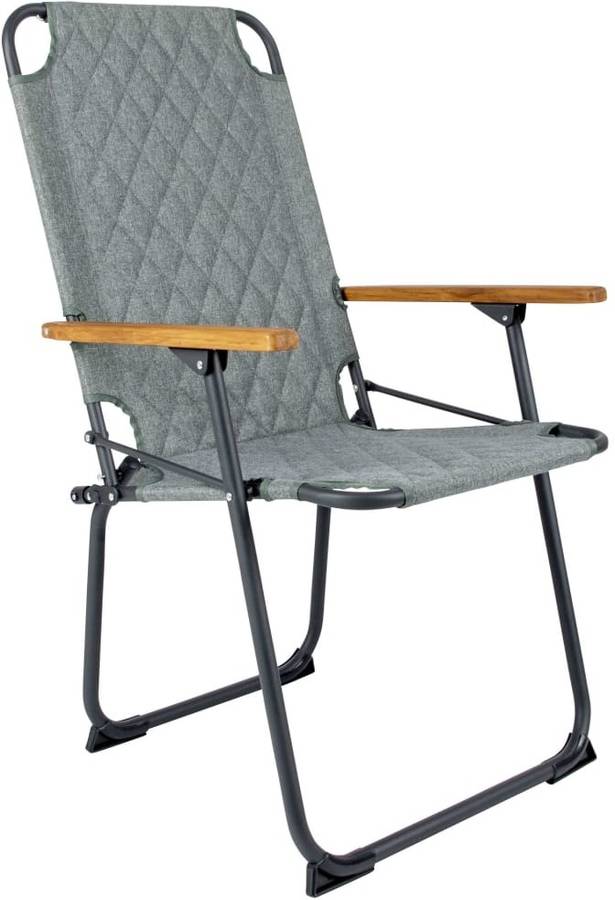 Silla BO-CAMP plegable de camping Jefferson (Verde - 68x58x101 cm)