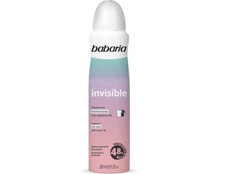 Desodorante Spray BABARIA Antimanchas Invisible (200 ml)