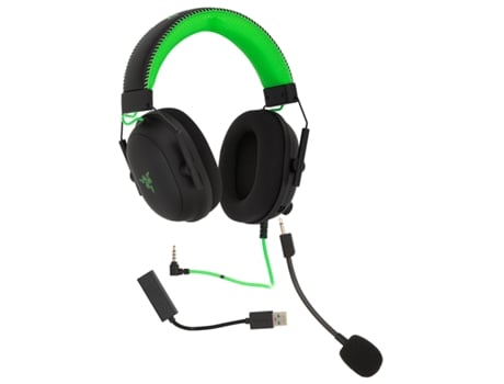 Razer Blackshark V2 usb enhancer se auriculares gaming diadema jack 3.5 mm negro tarjeta sonido especial para juegos deportivos cable controladores 50 pc mac ps4 xbox one y