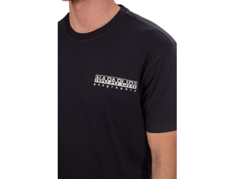 Camiseta de Hombre NAPAPIJRI Negro (XL)