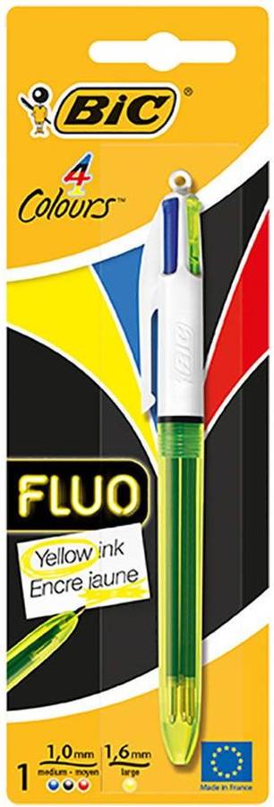 Bolígrafo BIC 4 Colores Verde