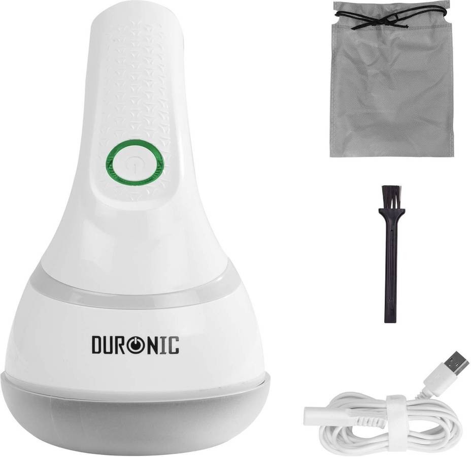 Duronic Fs16usb Quitapelusas recargable por y mango accesorio para tejidos delicados uso con cargador – estuche cepillo vuelva darle vida su ropa rotativoestuche incluidosvuelva fs16usbsfp