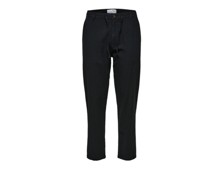 Pantalones SELECTED Hombre (2XL - Negro)