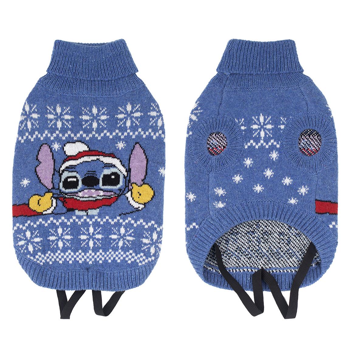 Cerdá Forfanpets Jersey para perro de stitch con diseño navideño tejido licencia oficial disney tricot fan pets