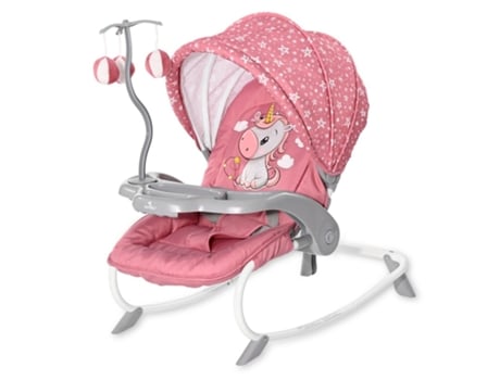 Hamaca para bebé DREAM TIME de LORELLI Rose velvet unicorn