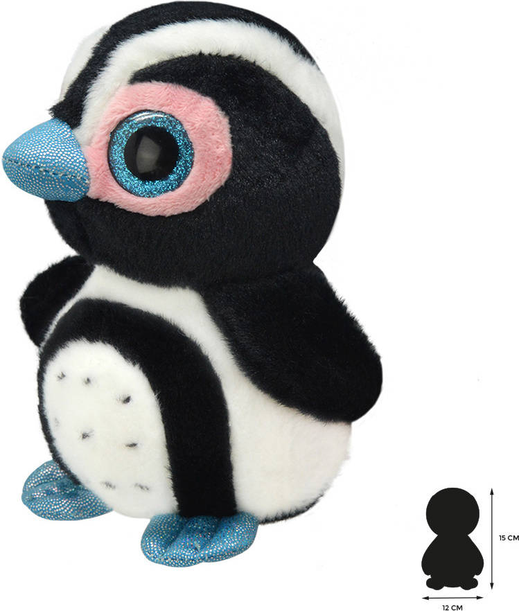 Peluche WILD PLANET Pingüino Del Cabo (12 x 12 x 15 cm - Poliéster)