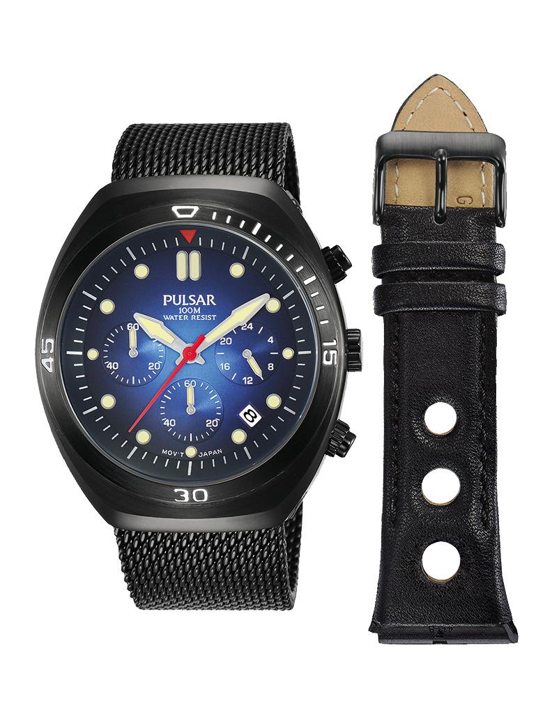 Reloj PULSAR Hombre (Acero Inoxidable - Negro)