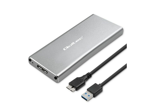 Caja Externa QOLTEC 51833 (USB - SATA - M.2)