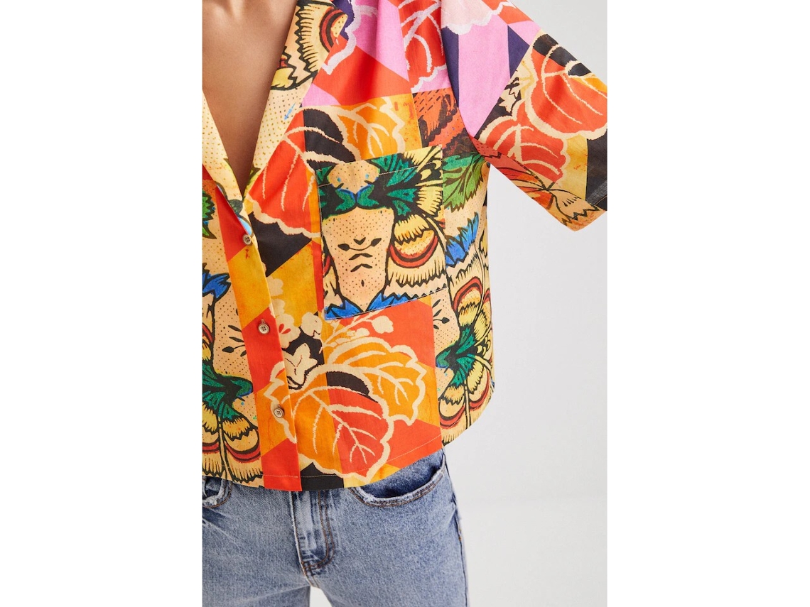 Camisa DESIGUAL Mujer (Multicolor - M)