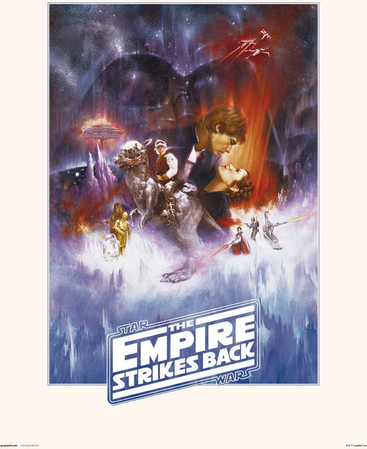 Print STAR WARS 30X40 Cm Classic El Imperio Contra Ataca