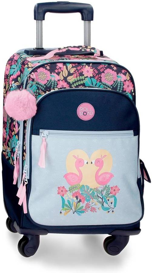 Mochila con Ruedas ROLL ROAD Pelican Love Azul (33x57x21 cm)