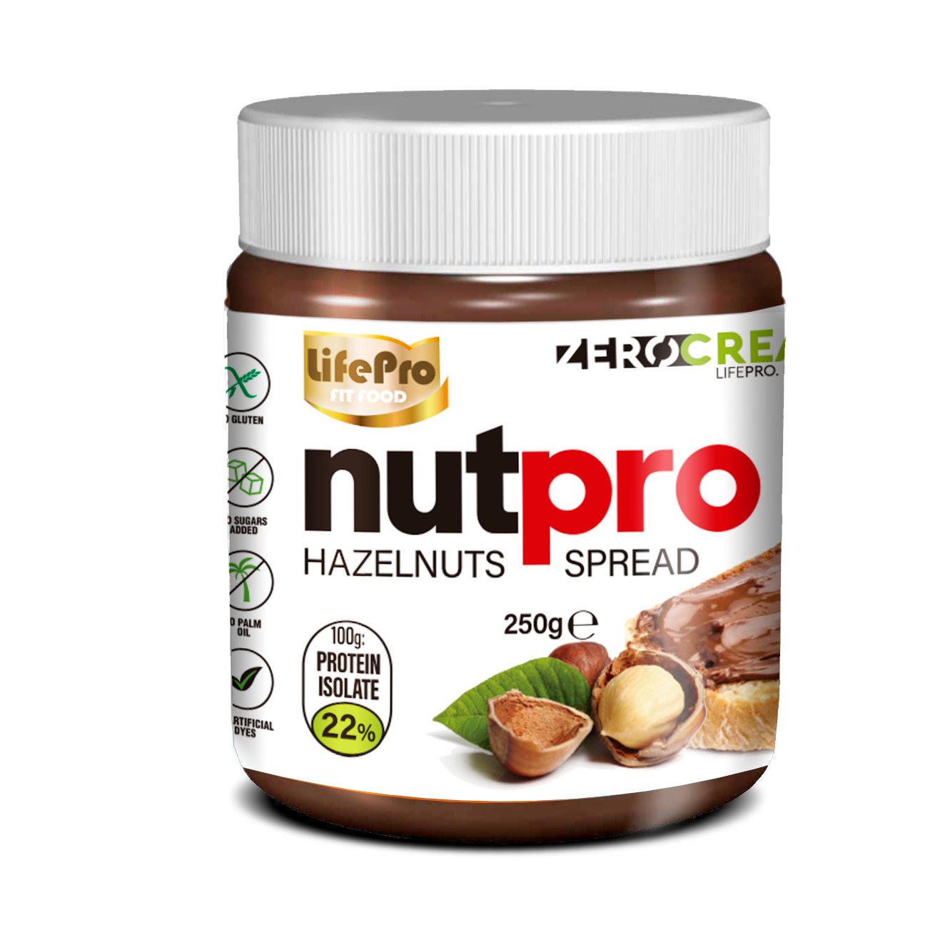 Proteína LIFE PRO NUTRITION Life Pro Fit Food Cream Nutpro (100g)