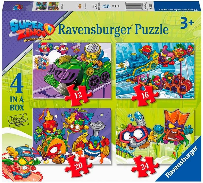 Puzzle RAVENSBURGUER Superzings (Edad Mínima: 3 Años - Número Piezas: 72)