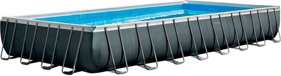 Piscina Tubular Intex ultra frame con bomba 54368l 975x488x132cm rectangular 26374np xtr 55223 desmontable 975x488x132