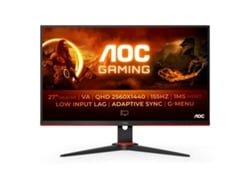 Monitor AOC Gaming Q27G2E/BK (Negro/Rojo - VA - 27" - Quad HD - Enchufe EU - 1 ms)