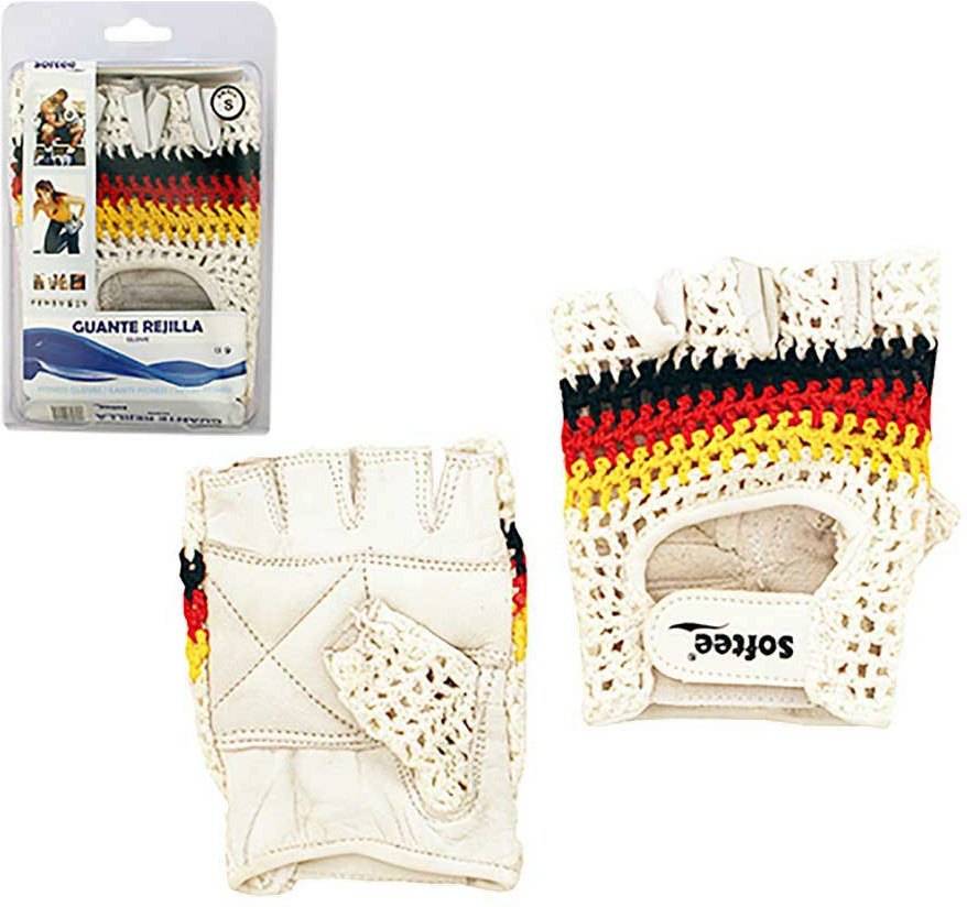 Softee 002549 Guantes de levantamiento unisex multicolor accesorio entrenamiento fitness rede