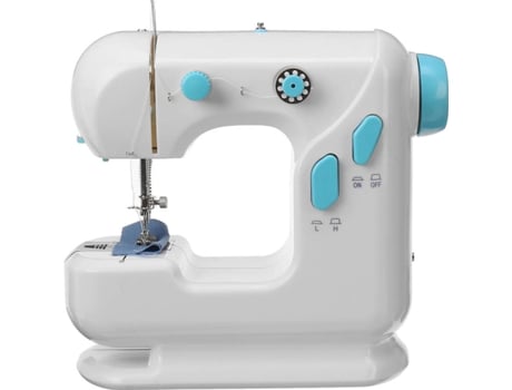 Mini Máquina de Coser SAFETYON SM2 Blanco y Azul