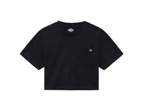 Camiseta de Mujer DICKIES Cortada Porterdale Negro (L)