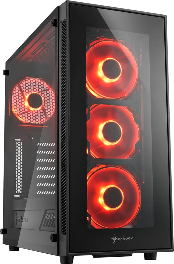 Caja PC SHARKOON TG5 (ATX Mid Tower - Negro)