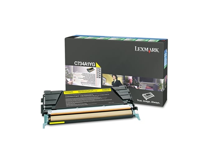 Tóner Original LEXMARK C734A1YG Amarillo