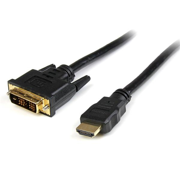 Cable Adaptador de Vídeo STARTECH HDDVIMM2M 2m HDMI DVI-D