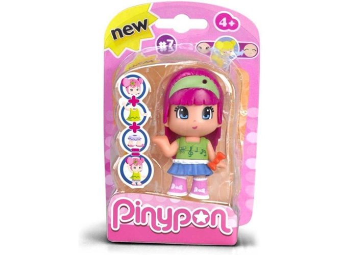 pinypon pelo rosa