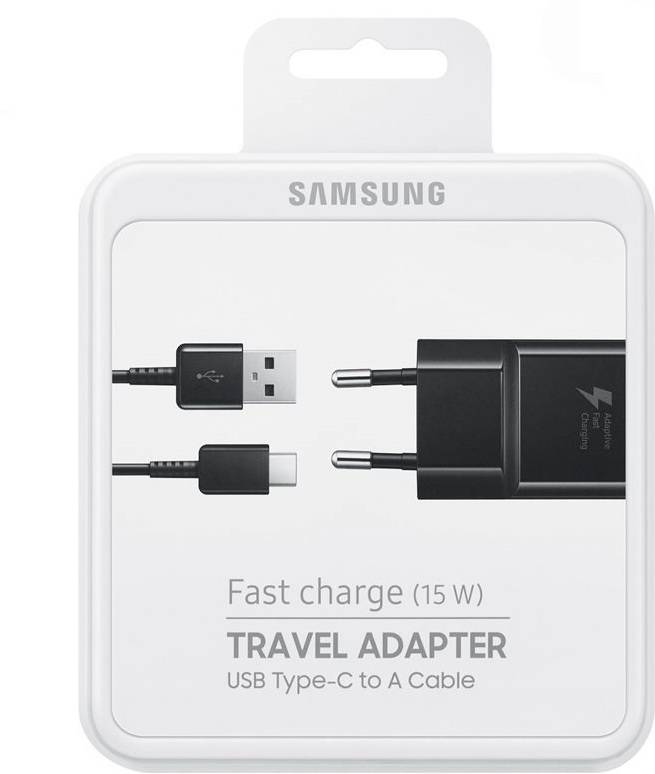 Cargador Original Samsung USB - USB-C Negro