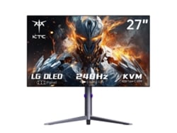 Monitor para juegos KTC G27P6 OLED de 27pulgadas con resolución de 2560x1440 actualización de 240Hz y GTG de 0.03ms