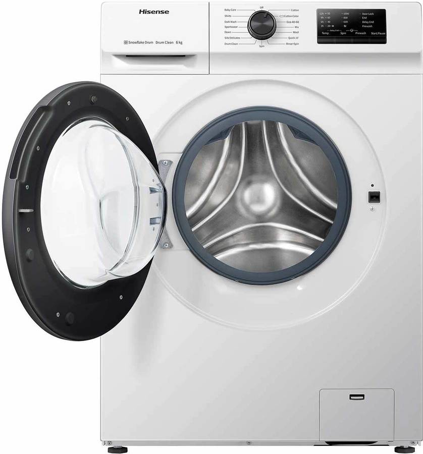 Lavadora HISENSE WFVC6010E (6 kg - 1000 rpm - Blanco)