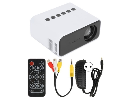 Proyector LED Blanco Portátil con Control Remoto HURRISE