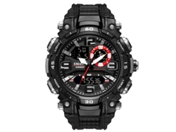 Reloj Deportivo SEMD G217-061 Impermeable Cronómetro Pantalla LED (Negro)