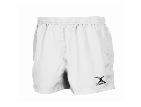 Pantalones Cortos para Hombre GILBERT Saracen Blanco para Rugby (XXL)