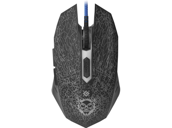 Ratón Gaming DEFENDER GM-110L (3200 dpi - Negro)