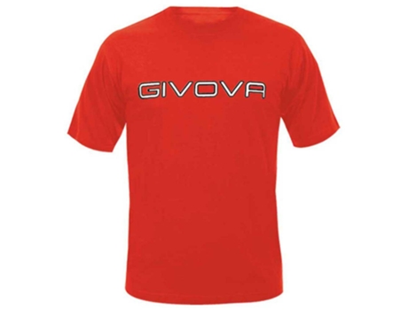 Camiseta de Hombre para Fútbol GIVOVA Spot Algodón Rojo (3XS años)