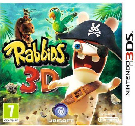 3ds Raving Rabbids 4 3d travel in time nintendo