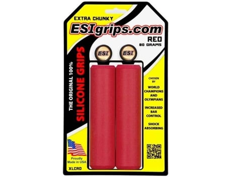 Poignées Extra Chunky puños para bicicleta esigrips red