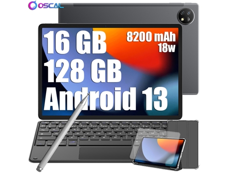 Tablet OSCAL Pad 16 Teclado K1 (10.51'' - 16 GB - 128 GB - Gris)