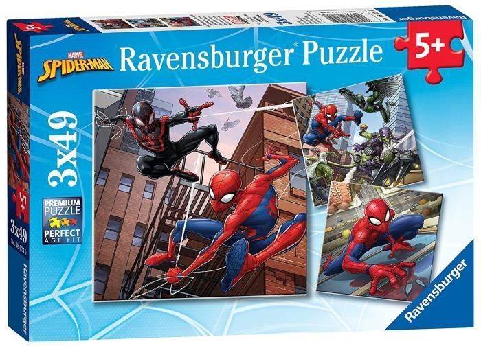 Conjunto de 3 Puzzles RAVENSBURGUER RAV4005556080250 (49 Piezas)